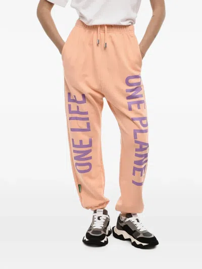 Dsquared2 Logo-print Drawstring-fastening Track Pants In Pink