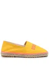 Dsquared2 Logo-print Espadrille In Yellow