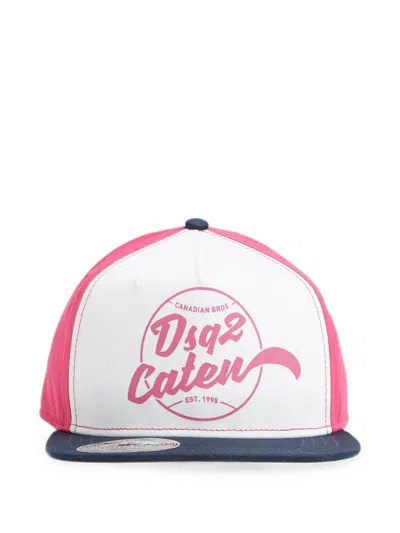 Dsquared2 Logo-print Gabardine Baseball Hat In White