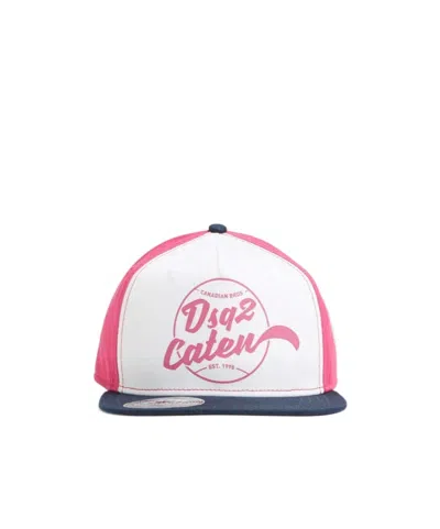 Dsquared2 Logo-print Gabardine Baseball Hat In White