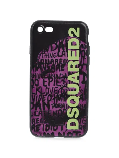 Dsquared2 Logo-print Iphone 7 Case In Purple