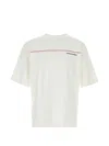 Dsquared2 Men White Crewneck T-shirt With Logo Lettering On The Front In Cotton Man In White