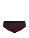 Dsquared2 Logo-print Monogram Briefs In Red