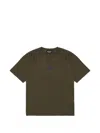 Dsquared2 Logo-print Panelled T-shirt In Green