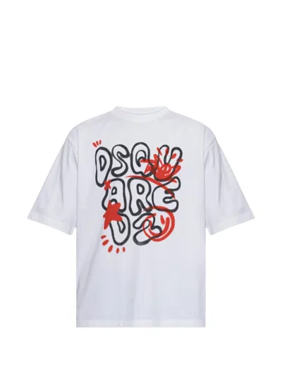 DSQUARED2 Dsquared2 Logo-Print Short-Sleeve T-Shirt
