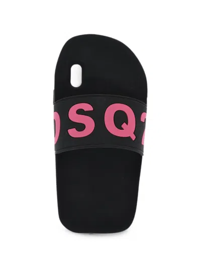 Dsquared2 Logo-print Slipper-style Iphone X Case In Red