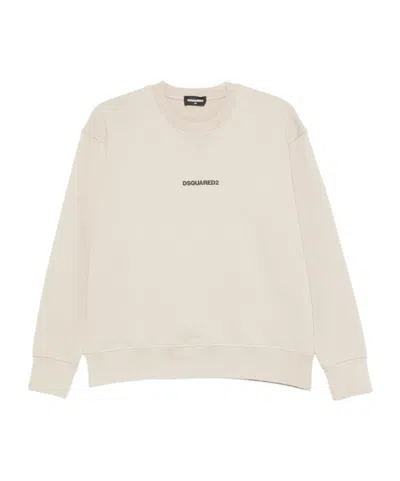 Dsquared2 Kids' Logo-print Sweater In Neutral