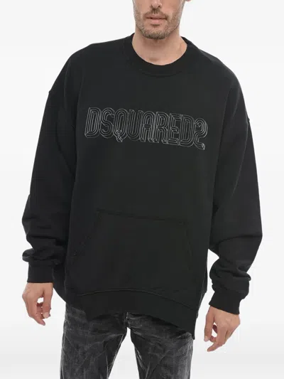 DSQUARED2 LOGO-PRINT SWEATSHIRT