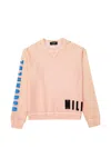Dsquared2 Orange Cotton Sweatshirt In Pink