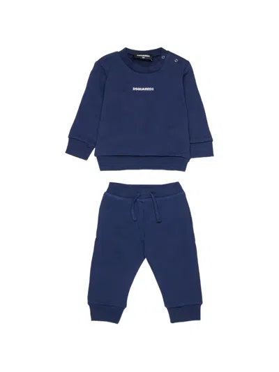 Dsquared2 Babies' Logo-print Tracksuit In Blue