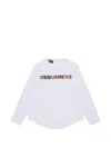 Dsquared2 로고 프린트 티셔츠 In White