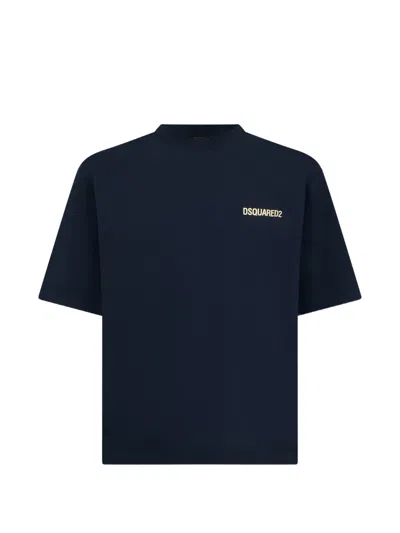 Dsquared2 Logo-print T-shirt In Blue