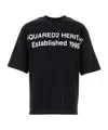 Dsquared2 Logo-print Oversize Cotton T-shirt In Multi