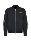 Dsquared2 Logo-print Zip-up Bomber Jacket In Multi