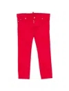 Dsquared2 Logo-tag Jeans In Red