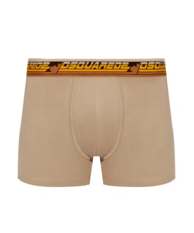 Dsquared2 Logo-waistband Boxers In Animal Print