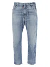 Dsquared2 Faded Wash Five-pocket Belt Loop Trousers