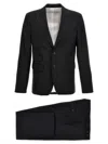 Dsquared2 Tailored Two-piece Wool Suit With Refined Texture In Black
