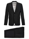 Dsquared2 Tailored Two-piece Wool Suit With Refined Texture In Black
