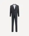 Dsquared2 Black Fleece Wool Two-piece Suit In Black