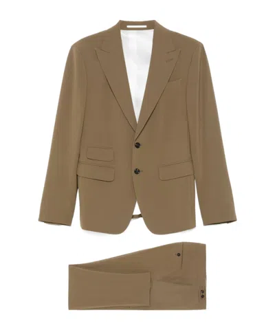 Dsquared2 Single-breasted Suit In Multicolor