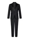 Dsquared2 London Suit In Black Wool In Black