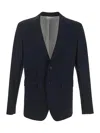 Dsquared2 Men Single-breasted Wool-blend Suit In Navy Blue