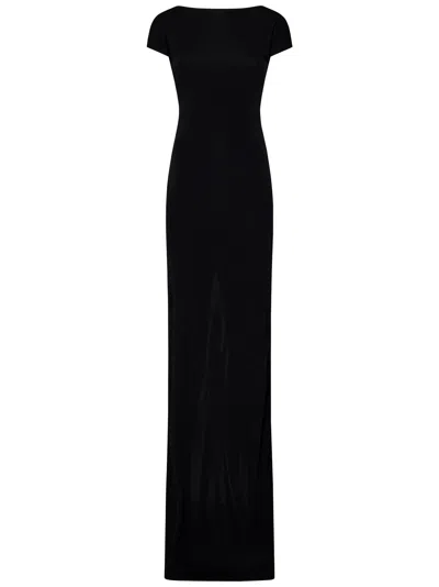 Dsquared2 Jersey Maxi Dress In Black