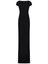 Dsquared2 Jersey Maxi Dress In Black