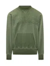 Dsquared2 Long Fit Military Knit Pullover In Green
