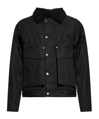 DSQUARED2 DSQUARED2 LOGO-EMBROIDERED BUTTONED JACKET