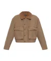 Dsquared2 Long Sleeve Casual Jacket In Brown