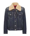 Dsquared2 Long Sleeve Casual Jacket In Blue