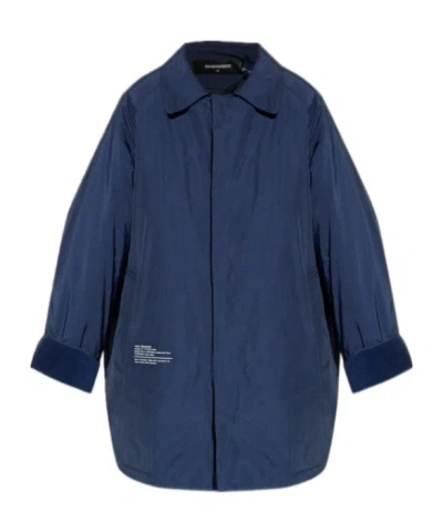 Dsquared2 Long Sleeve Casual Jacket In Blue