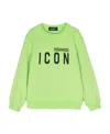 Dsquared2 Long-sleeve Cotton Jumper In Green