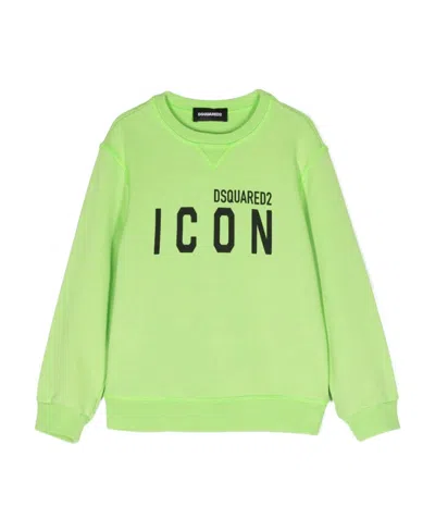 DSQUARED2 DSQUARED2 KIDS LOGO PRINTED CREWNECK SWEATSHIRT