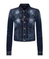 Dsquared2 Long Sleeve Denim Jacket In Black