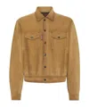 Dsquared2 Leather Button-fastening Jacket In Brown