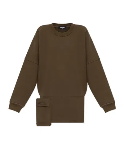 DSQUARED2 DSQUARED2 POCKET DETAILED LONG SLEEVED DRESS