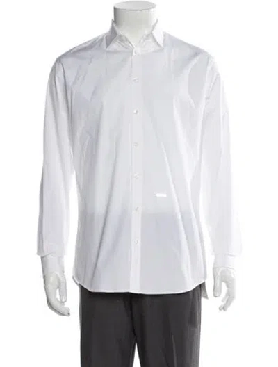 Pre-owned Dsquared2 Long Sleeve Dress Shirt In Neutral