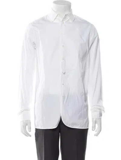 Pre-owned Dsquared2 Long Sleeve Dress Shirt In White