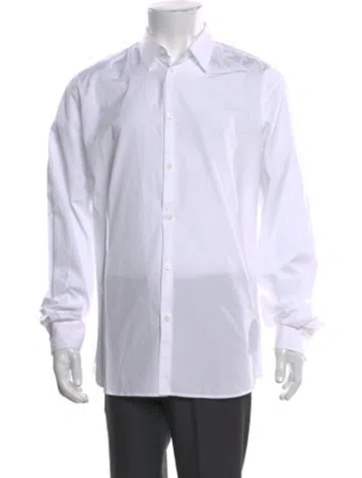 Pre-owned Dsquared2 Long Sleeve Dress Shirt In White