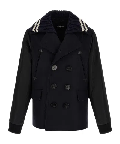 Dsquared2 Long Sleeve Jacket In Animal Print