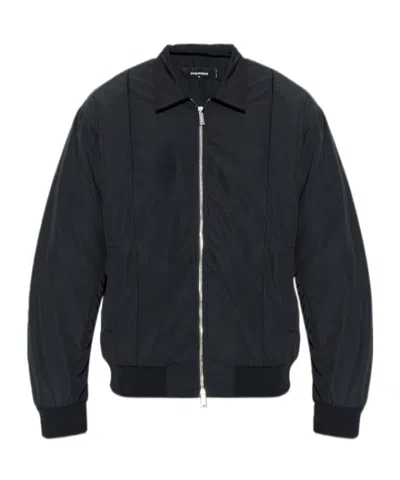 Dsquared2 Long Sleeve Jacket In Black