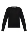 Dsquared2 Long-sleeve Knit Top In Black