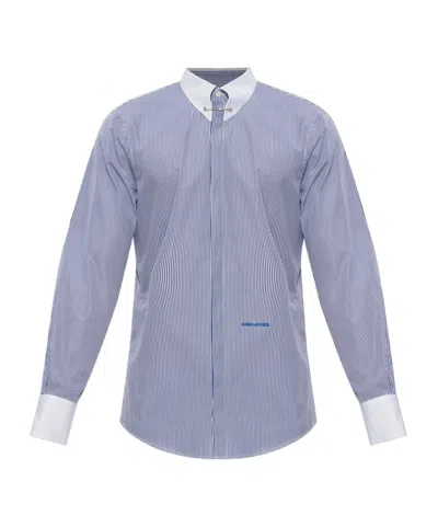 Dsquared2 Long Sleeve Shirt In Blue