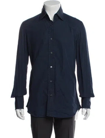 Pre-owned Dsquared2 Long Sleeve Shirt In Blue