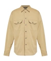 Dsquared2 Double-pockets Landscape Shirt Jacket In Brown