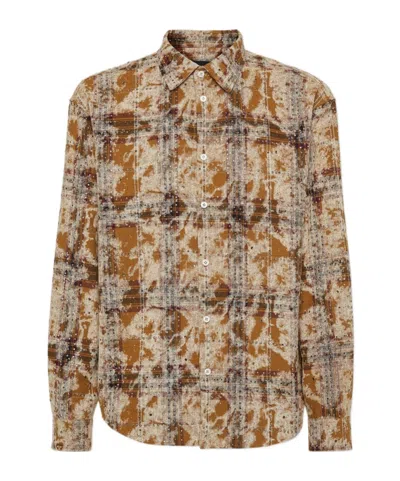 Dsquared2 Long Sleeve Shirt In Brown