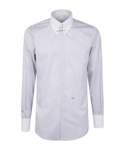 DSQUARED2 DSQUARED2 BUSINESS PIN COLLAR SHIRT